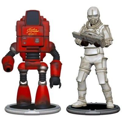 Fallout Collectible Figures Set Nukatron & Synth