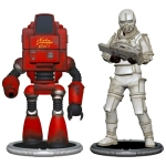 Fallout Collectible Figures Set Nukatron & Synth