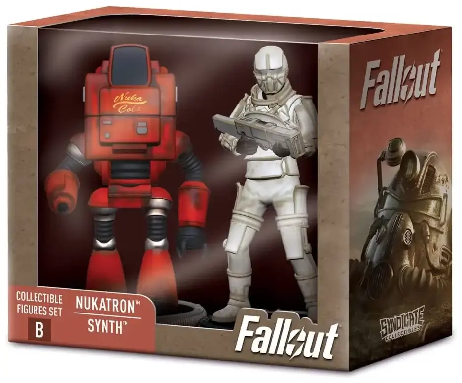 Fallout Collectible Figures Set Nukatron & Synth