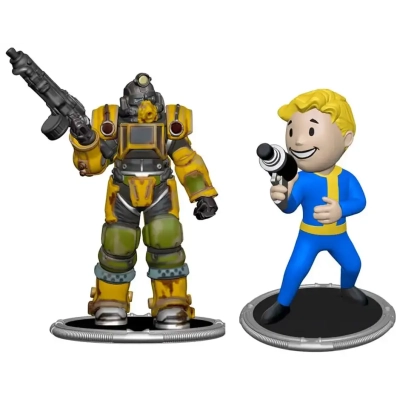 Fallout Collectible Figures Set Excavator & Vault Boy (Gun)