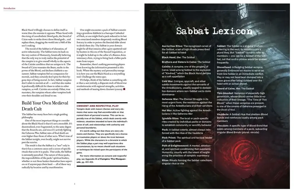 Vampire The Masquerade: Sabbat The Black Hand - EN