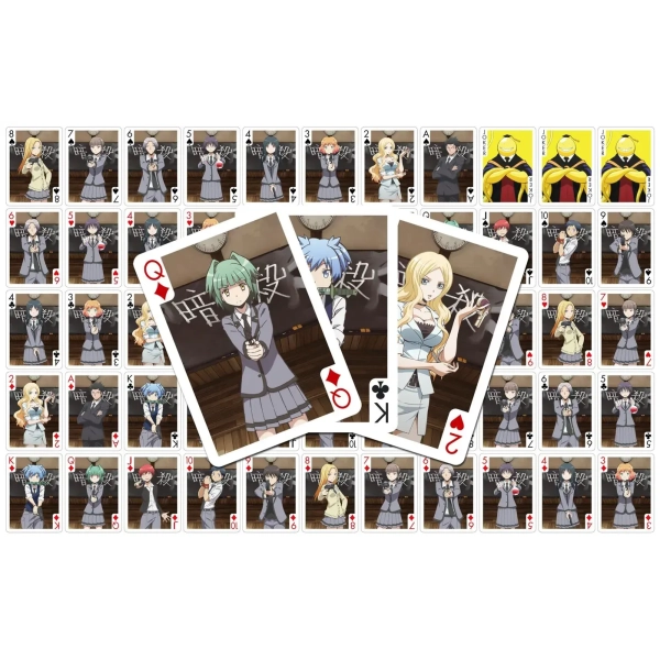 Assassination Classroom Spielkarten Characters