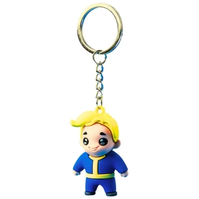 Fallout Vault Boy Good Loot 3D Keychain
