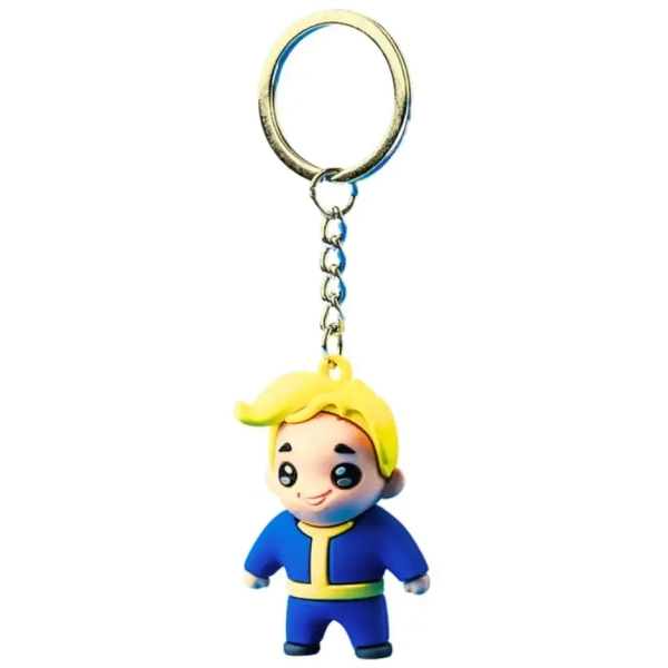 Fallout Vault Boy Good Loot 3D Keychain