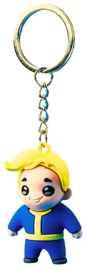 Fallout Vault Boy Good Loot 3D Keychain