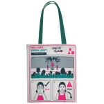 Tote Bag Young-hee Blue Print - Squid Game