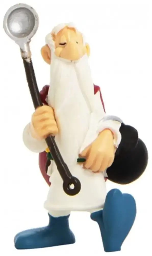 Asterix Figur Miraculix mit Kelle 8 cm