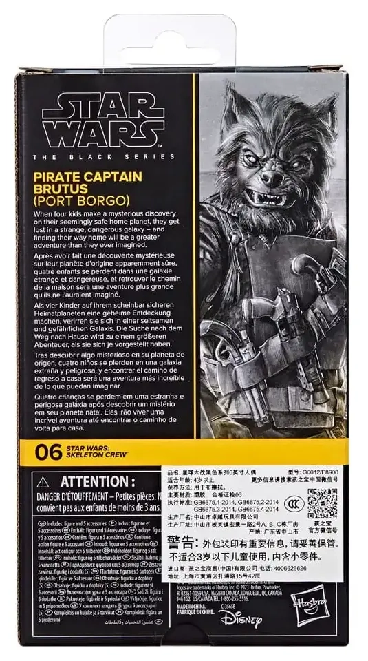 Star Wars The Black Series Pirate Captain Brutus (Port Borgo)
