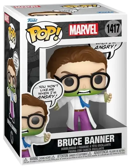 Funko POP! Marvel: Bruce Banner (Don't Make me Angry)