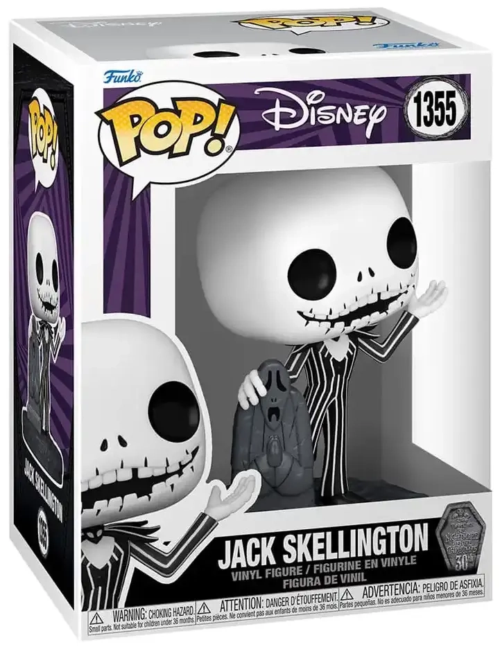 Funko POP! Disney: TNBC 30th - Jack w/Gravestone