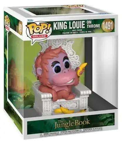 Funko POP! - Deluxe-Jungle Book - King Louie on Throne 13cm