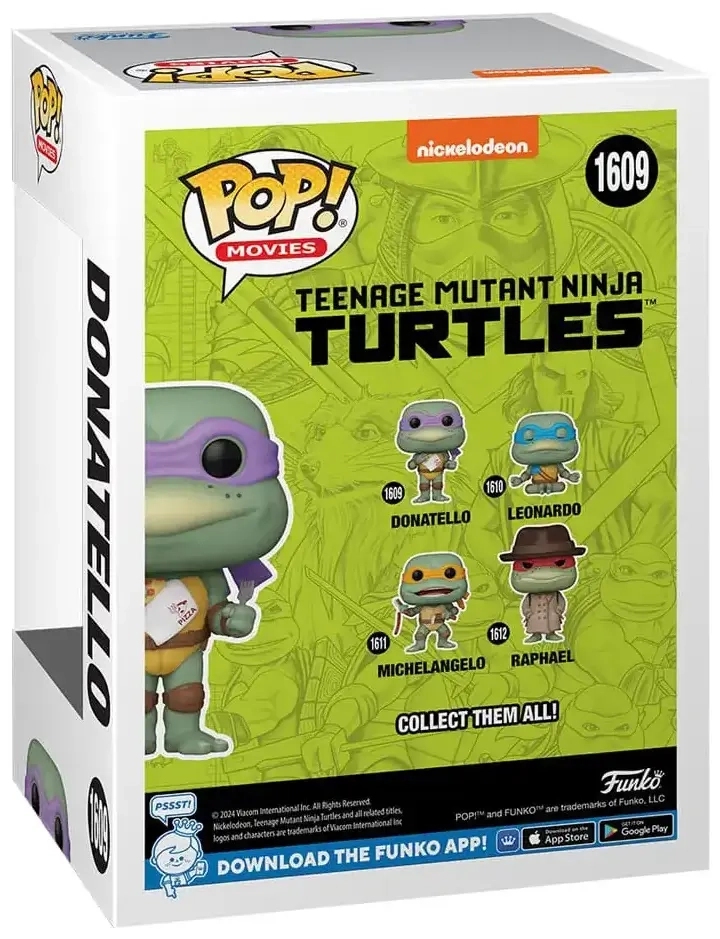Funko POP! Movies: TMNT - Donatello w/Napkin