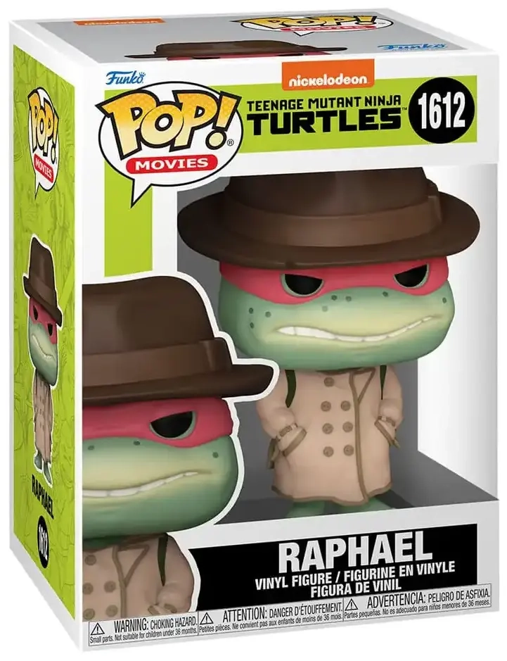 Funko POP! Movies: TMNT - Raphael w/Coat & Hat