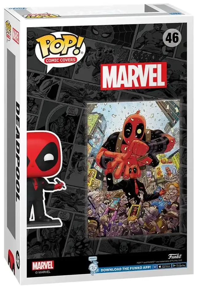 Funko POP! - Comic Cover - Marvel Deadpool in Black Suit
