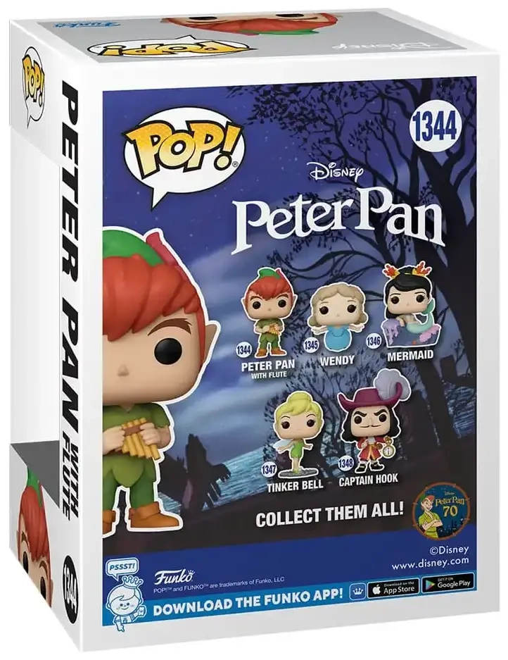 POP - Disney 70th Peter Pan - Peter Pan with Flute