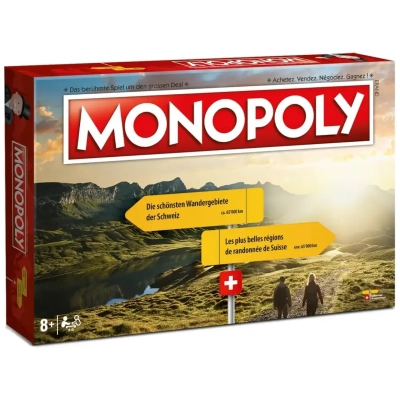 Monopoly Die schönsten Wandergebiete der Schweiz