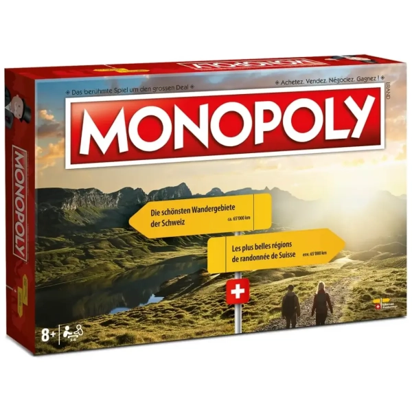 Monopoly Die schönsten Wandergebiete der Schweiz