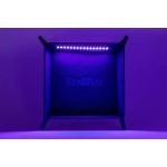 Blacklight Dice Tray with D20 Black