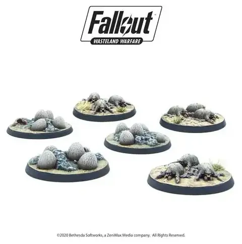 Fallout: Wasteland Warfare - Wasteland Creatures: Mirelurk Hatchlings + Eggs - EN