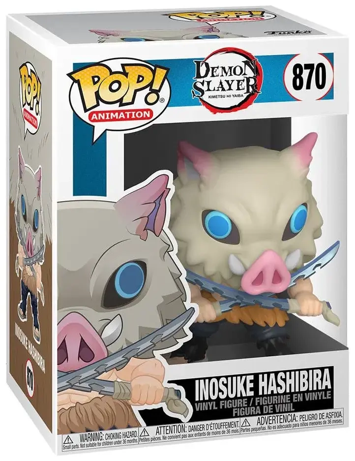 Funko POP! POP Animation: Demon Slayer -Inosuke Hashibira Vinyl Figure 10cm