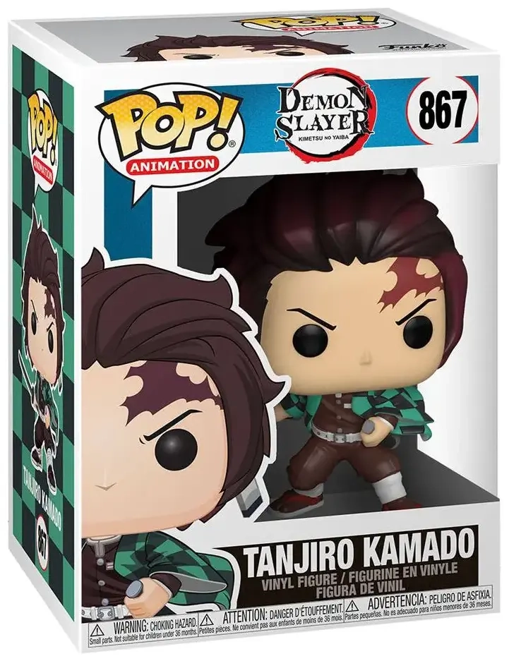 Funko POP! POP Animation: Demon Slayer -Tanjiro Kamado Vinyl Figure 10cm