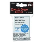 UP - Board Game Sleeves - American Size 41x63mm (50 Sleeves)