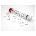 Chessex Gaming Glass Stones in Tube - Clear (40)