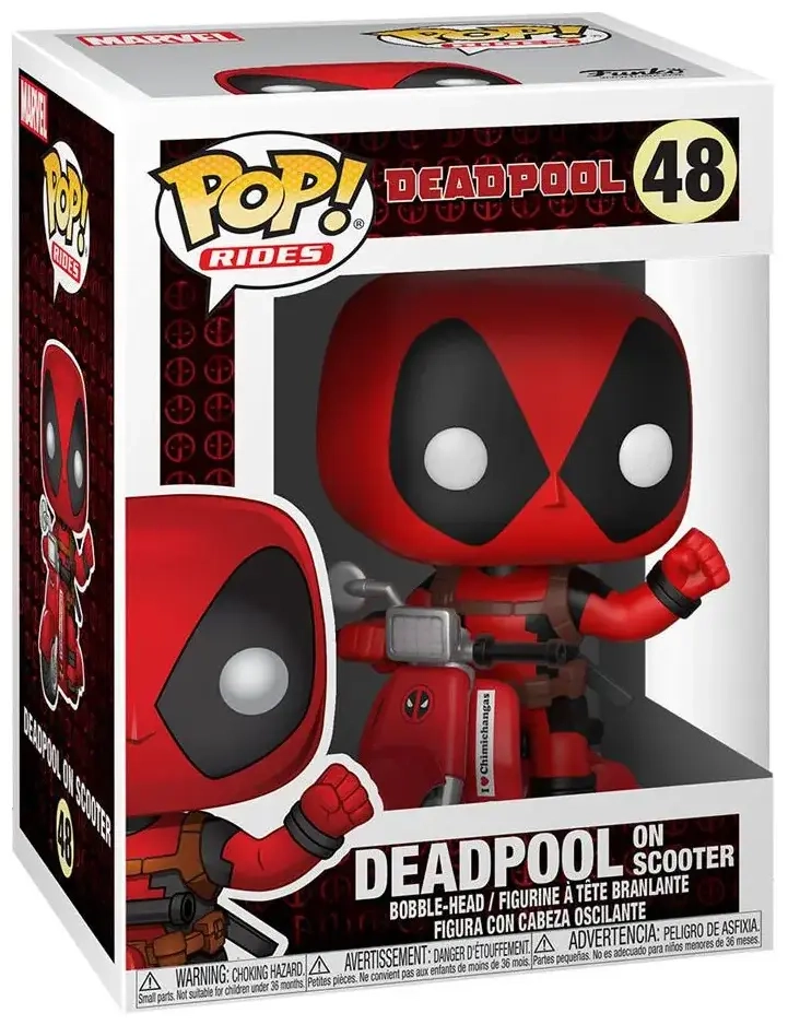 Funko POP! Rides Deadpool - Deadpool & Scooter Vinyl Figure