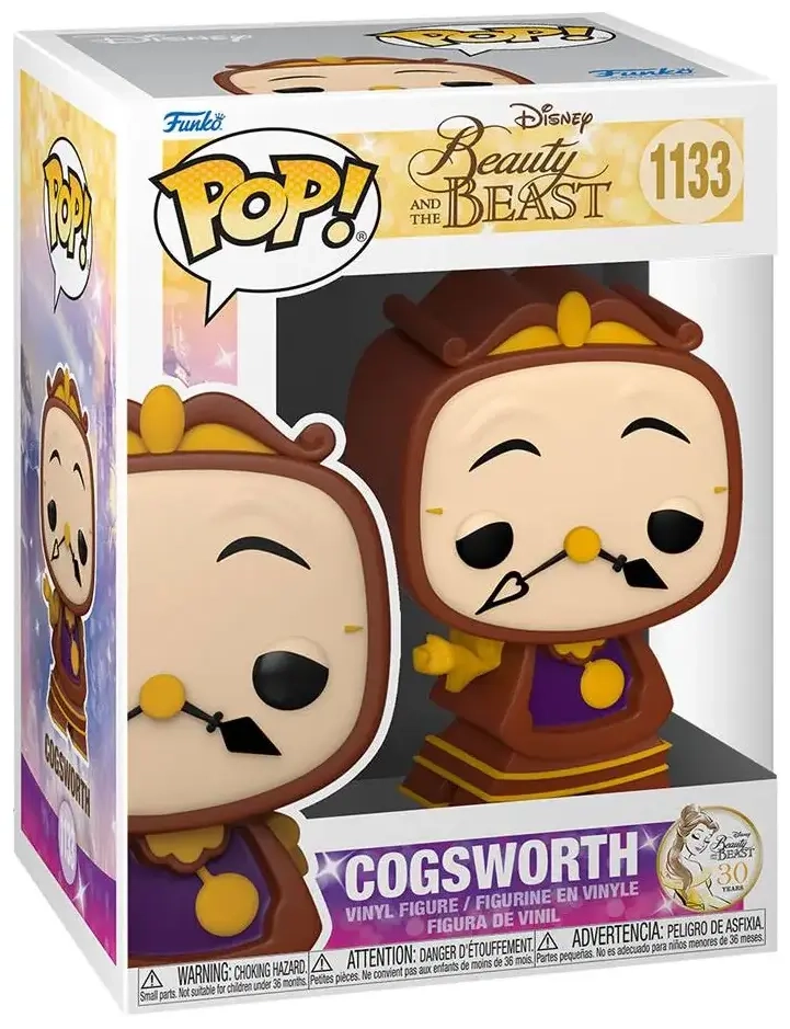 Funko POP! Beauty & Beast - Cogsworth
