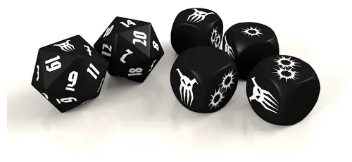 Achtung! Cthulhu 2d20: Black Sun Dice Set