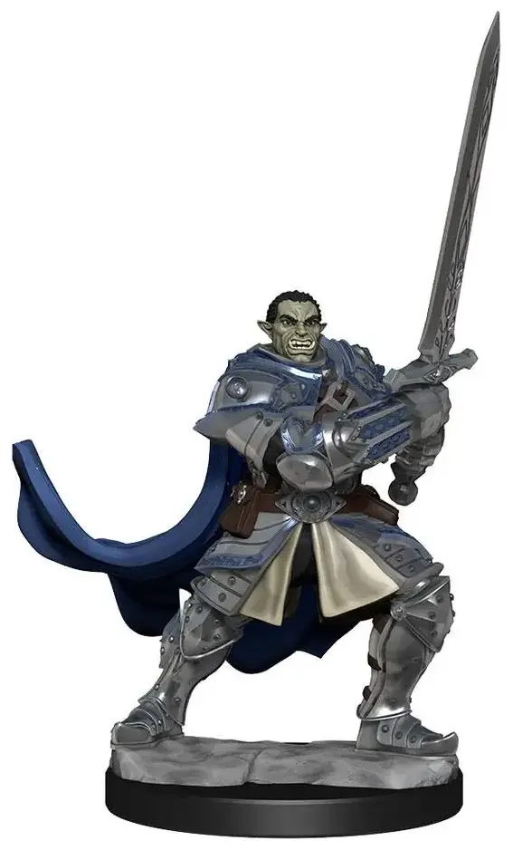 D&D Nolzur's Marvelous Miniatures: Half-Orc Paladin Male (2 Units) - EN