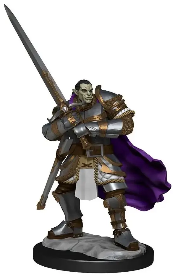 D&D Nolzur's Marvelous Miniatures: Half-Orc Paladin Male (2 Units) - EN