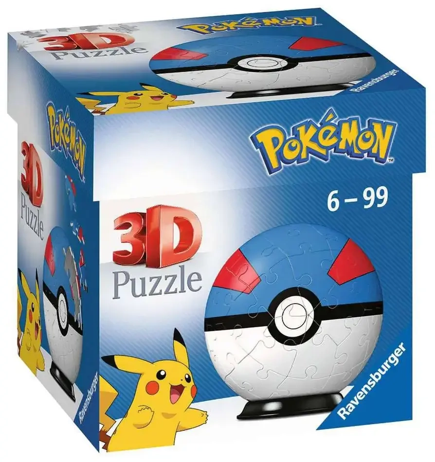 Pokémon Pokeball Great Ball - Puzzleball