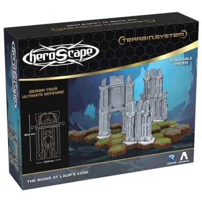 HeroScape The Ruins at Laurs Edge Terrain Expansion
