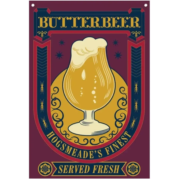 Harry Potter Butterbeer Wall Banner