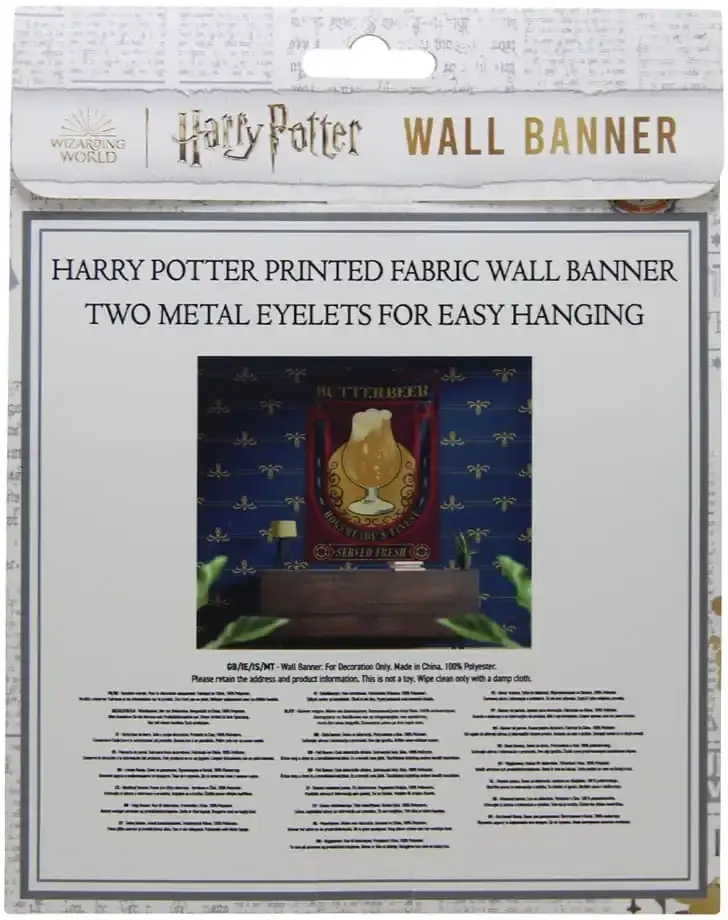 Harry Potter Butterbeer Wall Banner