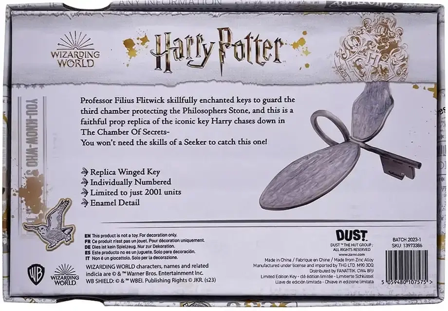 Harry Potter Replica Professor Flitwick Enchanted Key