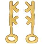 SpongeBob SquarePants 24k Gold Plated Replica Krusty Krab Key SpongeBob SquarePants 24k Gold Plated Replica Krusty Krab Key