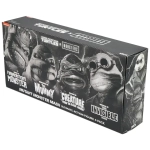 Universal Monsters x TMNT - 7” Scale Action Figure - 4 Pack Turtles Black & White
