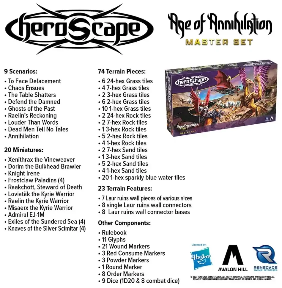 Heroscape: Age of Annihilation Master Set - EN
