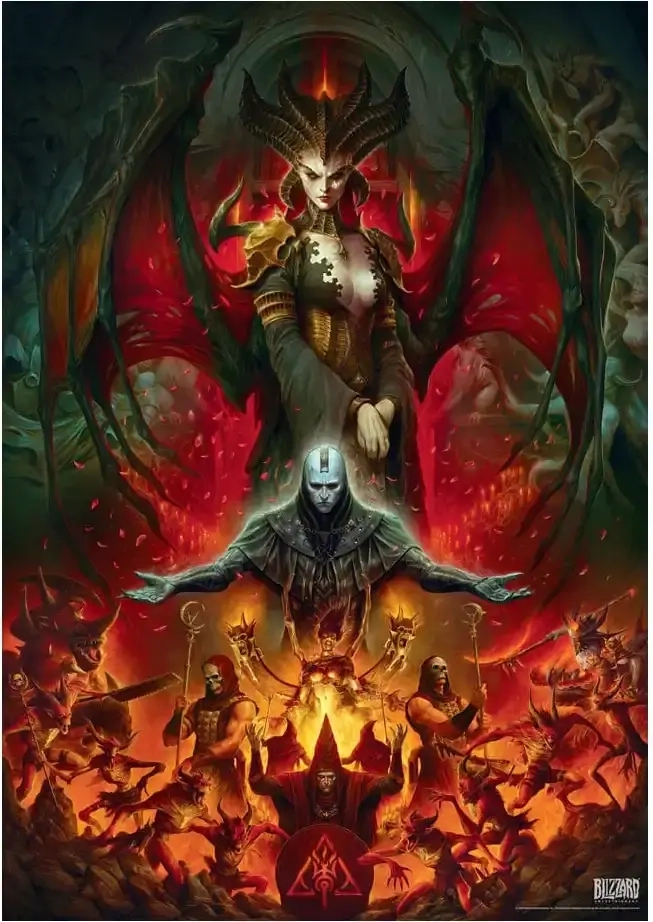 Gaming Puzzle Diablo IV Lilith Composition Puzzles