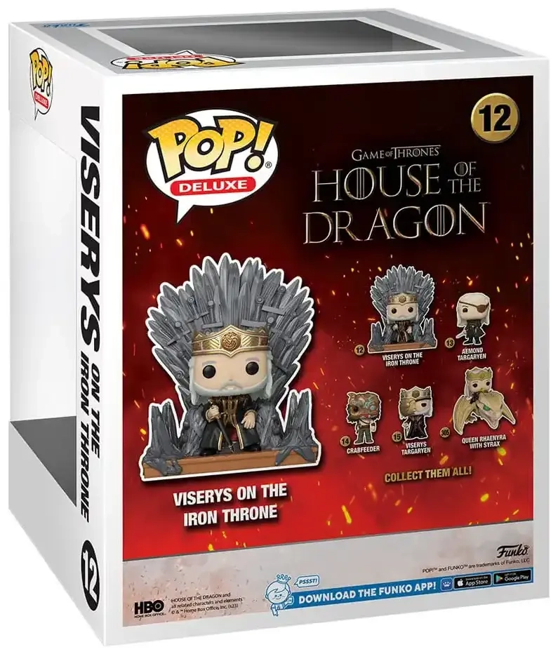 Funko POP! Deluxe - House of Dragon - Viserys on Throne