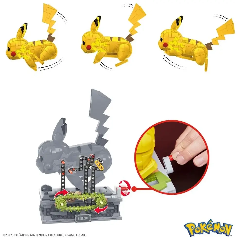 Mega Construx Pokémon Motion Pikachu bewegliches Bauset