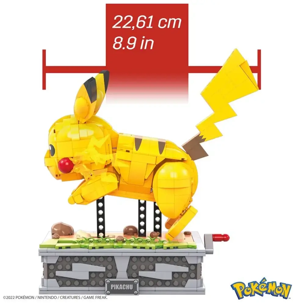 Mega Construx Pokémon Motion Pikachu bewegliches Bauset