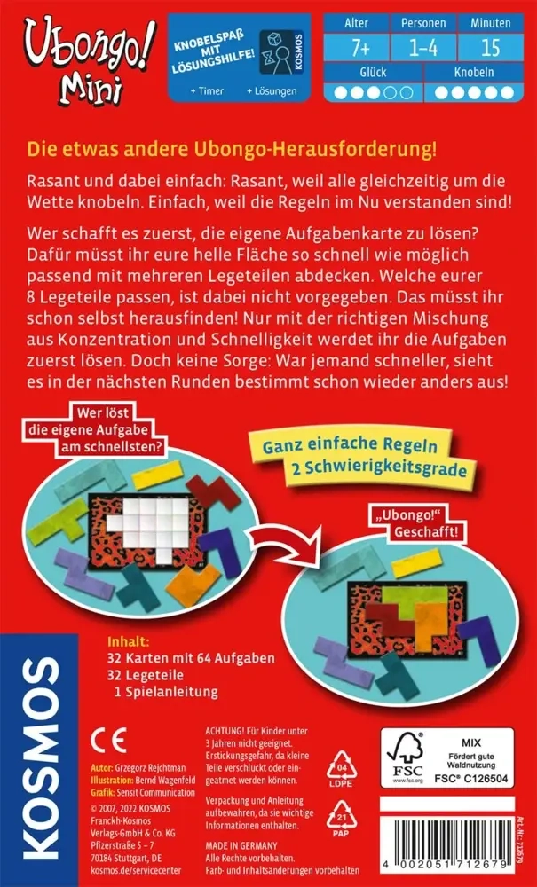 Ubongo Mini – (Mitbringspiel) 