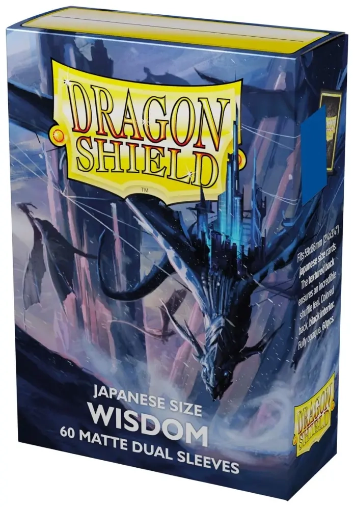 Dragon Shield Japanese size Matte Dual Sleeves - Wisdom (60 Sleeves)