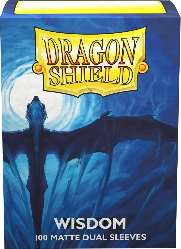 Dragon Shield Standard size Matte Dual Sleeves - Wisdom (100 Sleeves)