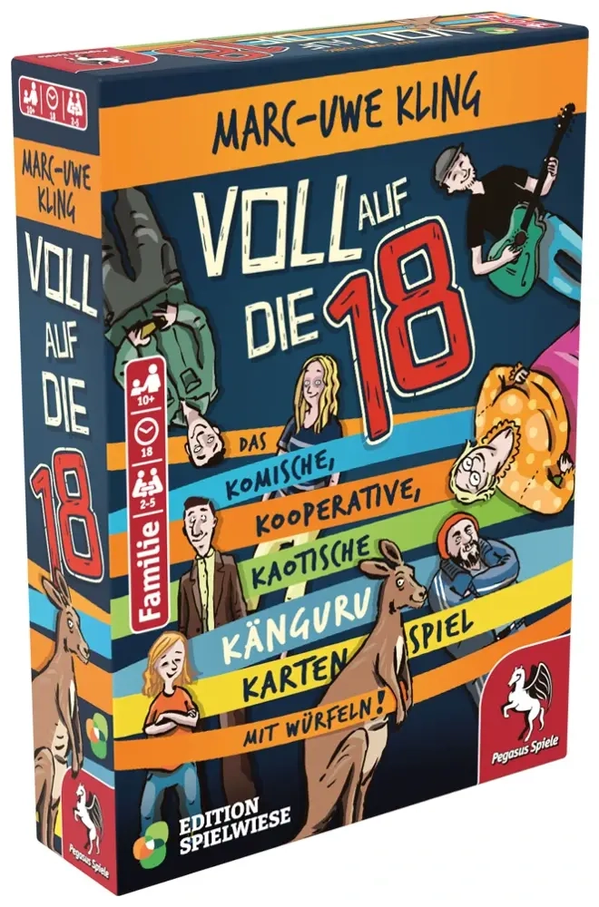 Voll auf die 18 – Das Känguru-Kartenspiel