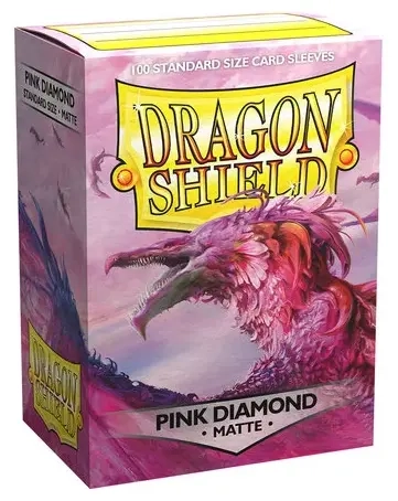Dragon Shield Standard Sleeves - Pink Diamond (100 Sleeves)