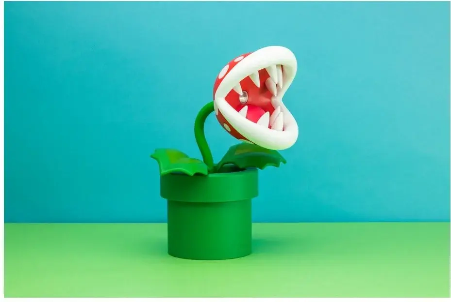 Super Mario Mini Piranha Plant Posable Lamp